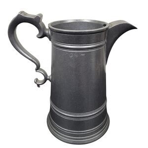 Vintage Wilton Armetale Pewter Stein Tankard 8.5" Pitcher Tavern Colonial
